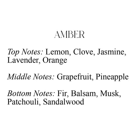 Amber Scent Description