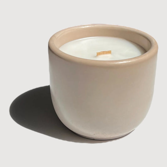 Amber Cement Candle