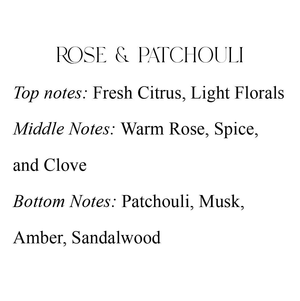 Rose & Patchouli Cement Candle