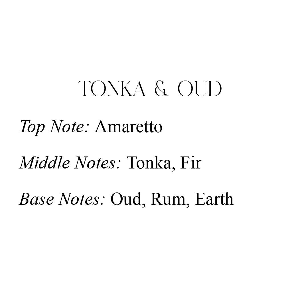 Tonka & Oud Cement Candle